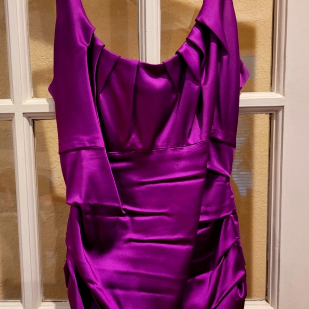 Beautiful fuschia Suzi Chen for Maggie Boutique evening dress